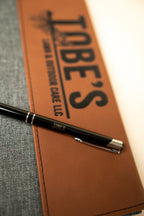 Personalized Engraved Canvas & Leatherette Portfolio | Custom Business Portfolio | Resume Folder | Meeting Padfolio | Gift for Professionals