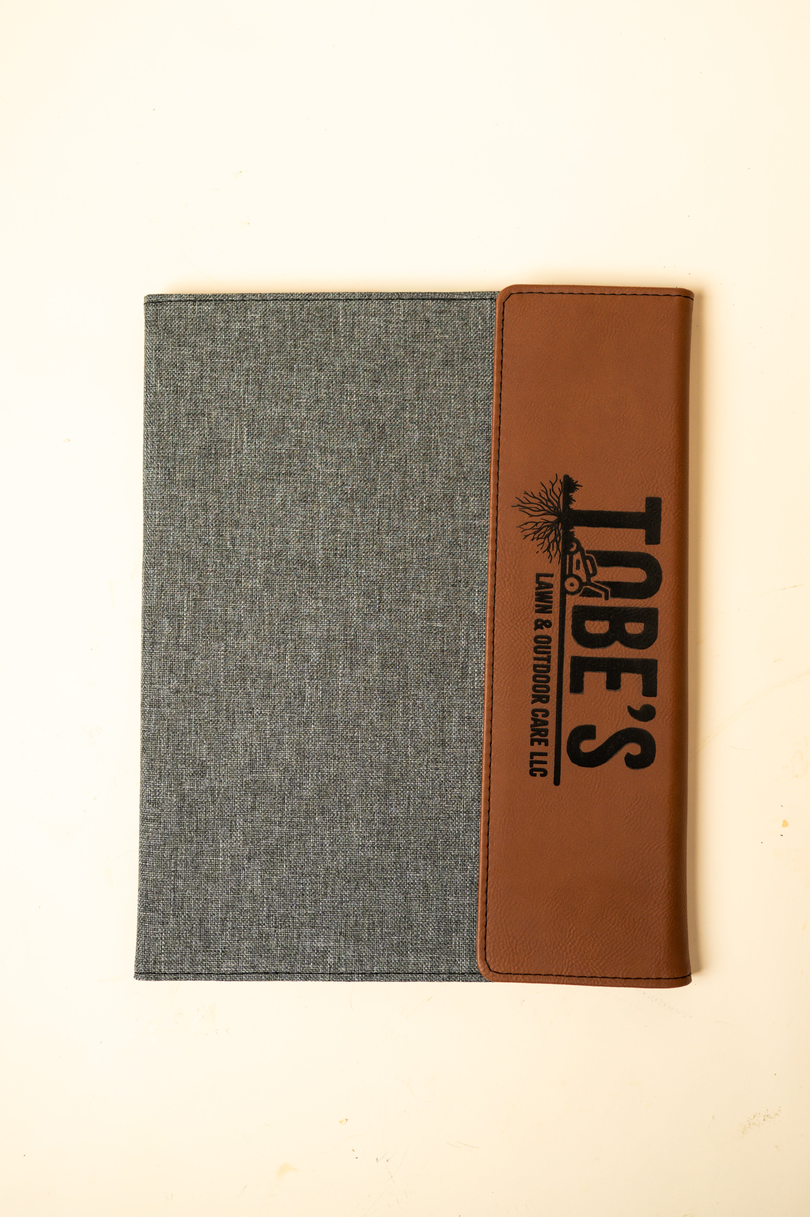 Personalized Engraved Canvas & Leatherette Portfolio | Custom Business Portfolio | Resume Folder | Meeting Padfolio | Gift for Professionals