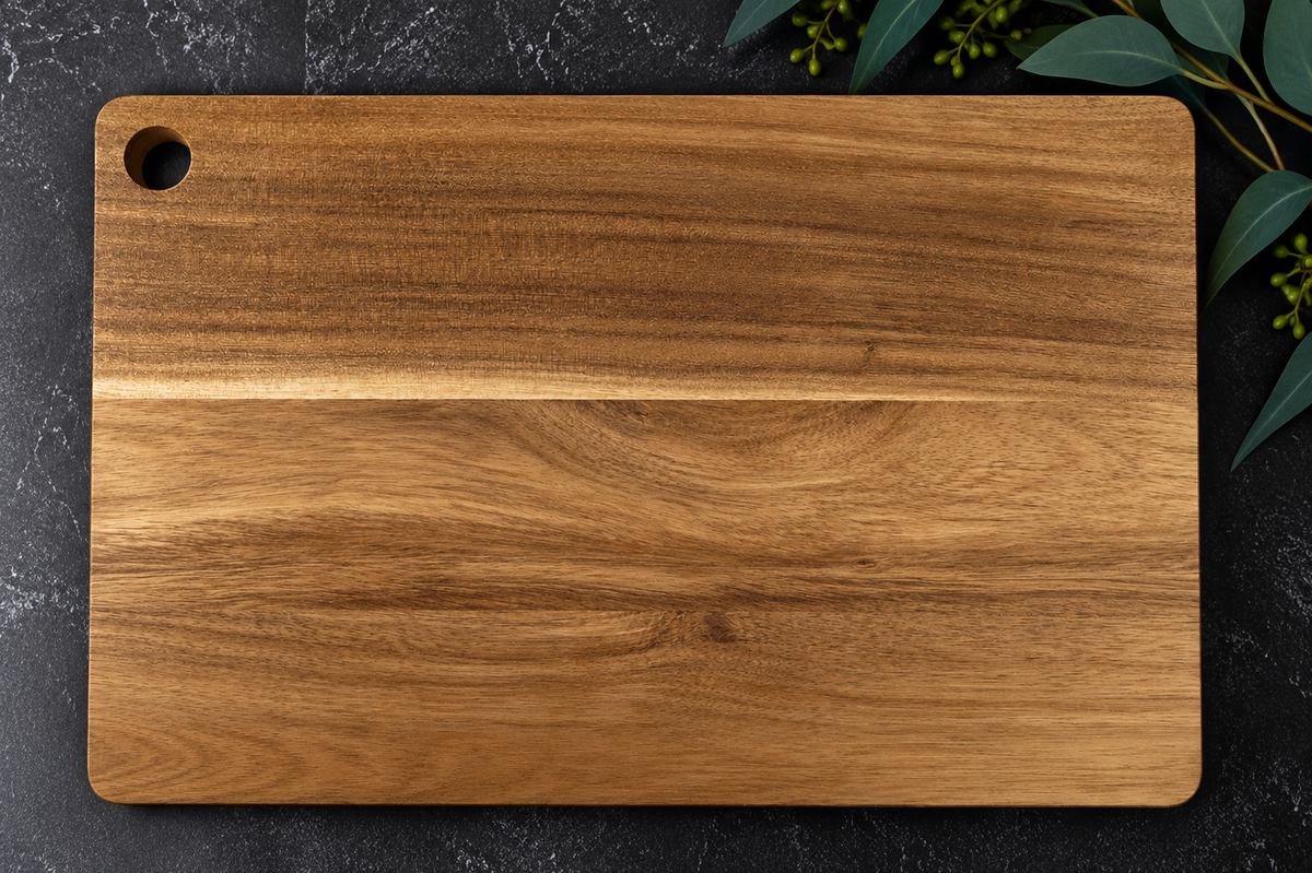 Personalized Engraved Acacia Cutting Board | Custom Wedding & Housewarming Gift | 13.75x9.75 Serving Board | Personalized Charcuterie Board