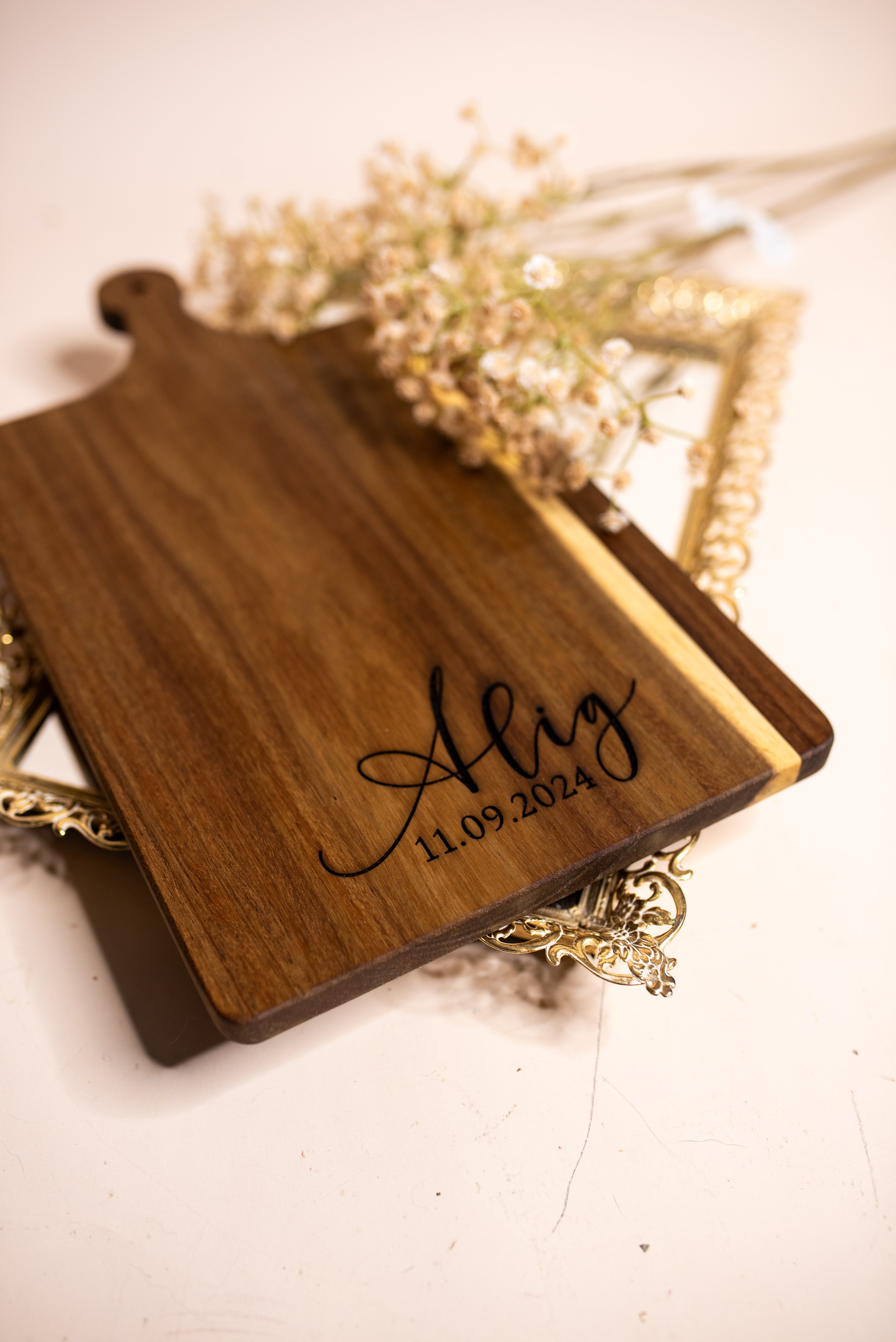 Personalized Acacia Wood Decorative Board | Custom Engraved Wood Sign | Home Décor Keepsake