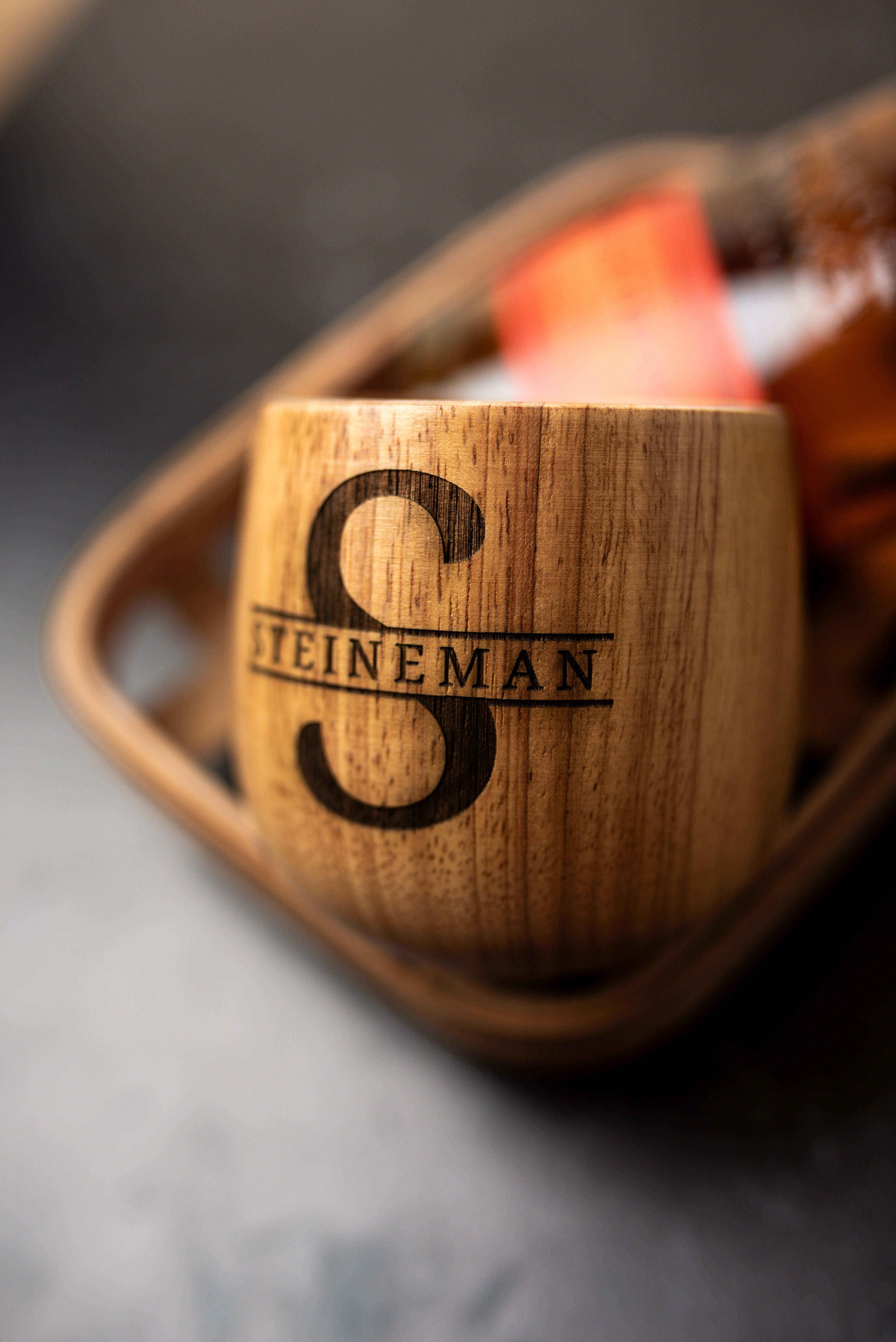 Personalized Wooden Bourbon Glass |Custom Engraved Whiskey Cup | Oak Barrel Style Bourbon Glass | Gift for Bourbon & Whiskey Lovers