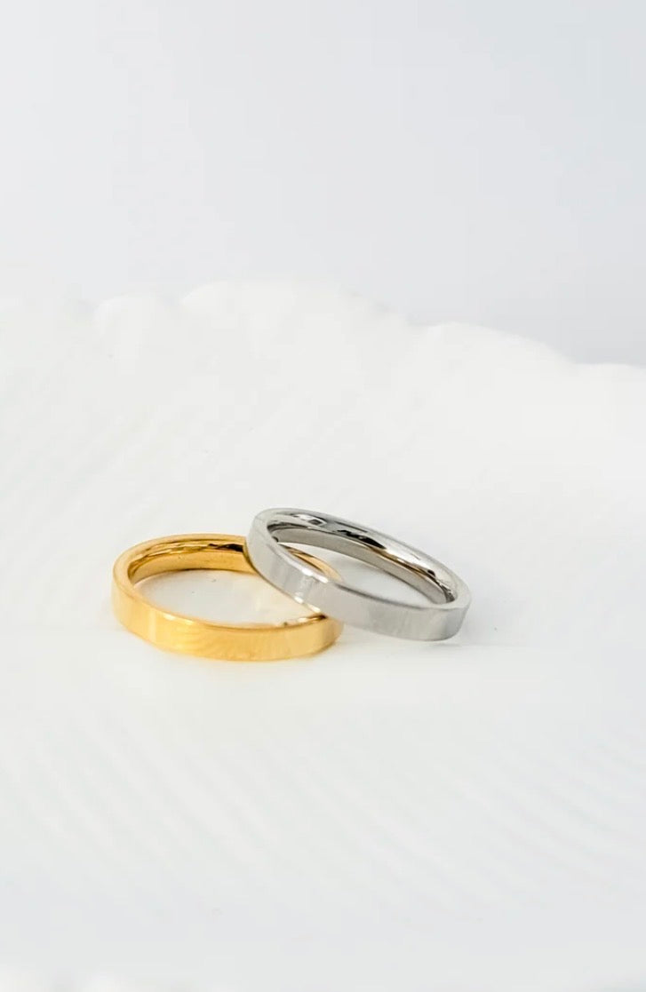 Personalized Engraved Minimalist Ring | Custom Handwriting Ring | Memorial Jewelry | Name, Date or Handwriting Ring