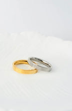 Personalized Engraved Minimalist Ring | Custom Handwriting Ring | Memorial Jewelry | Name, Date or Handwriting Ring