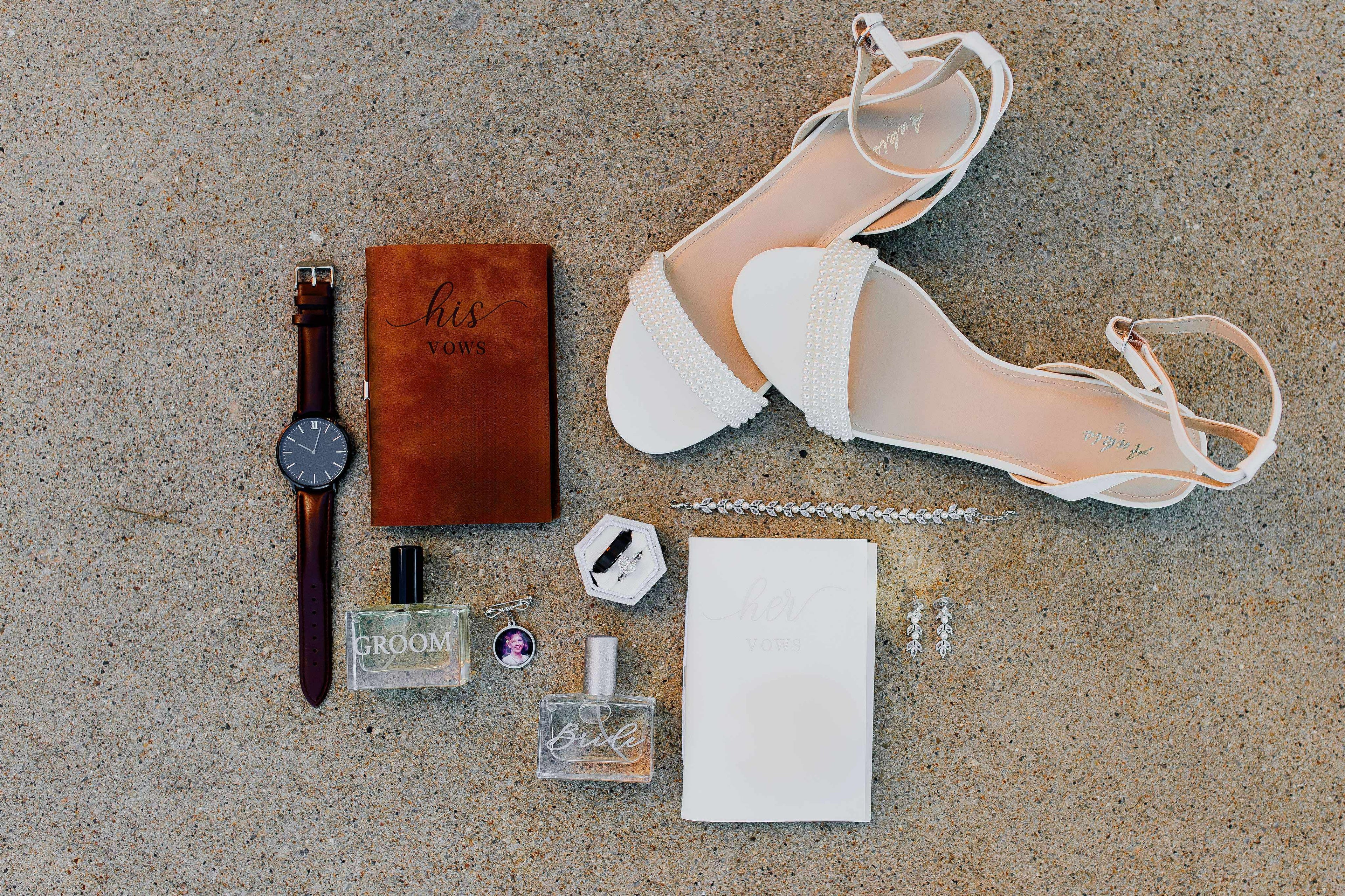 Custom Engraved Wedding Perfume | Non-Toxic Fragrance by Salt & Light by Sami | Personalized Bride & Groom Wedding Keepsake