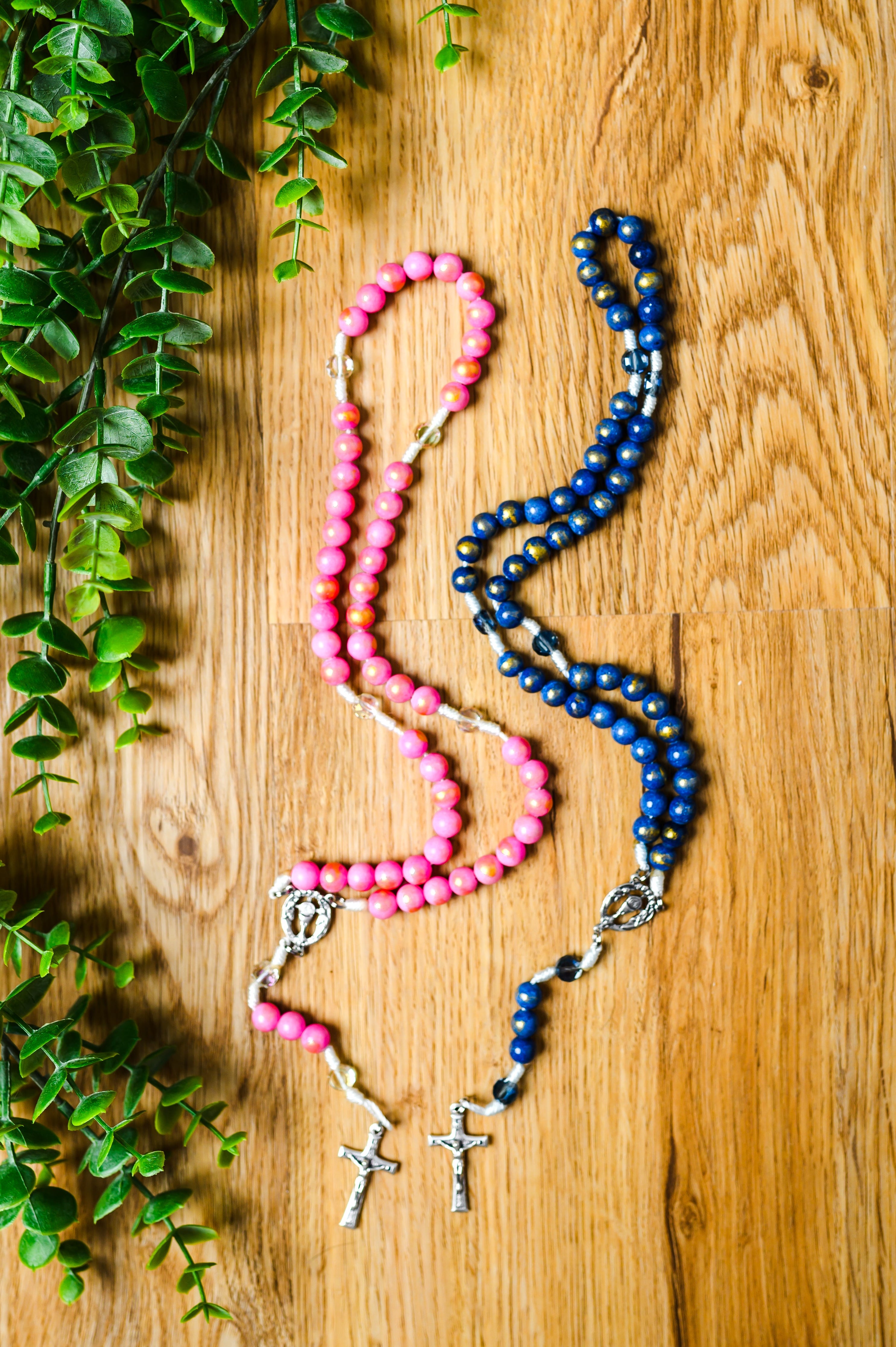 First Holy Communion Rosary Holder & Rosary Gift Set | Personalized Engraved Wood Box | Handmade Rosary