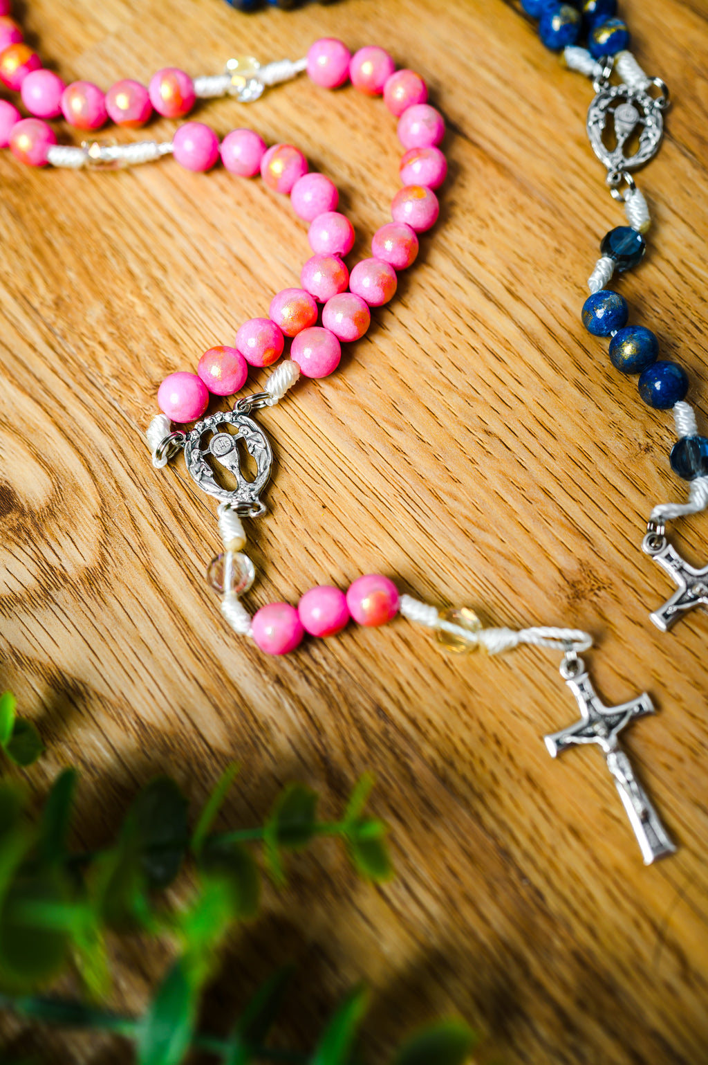 First Holy Communion Rosary Holder & Rosary Gift Set | Personalized Engraved Wood Box | Handmade Rosary