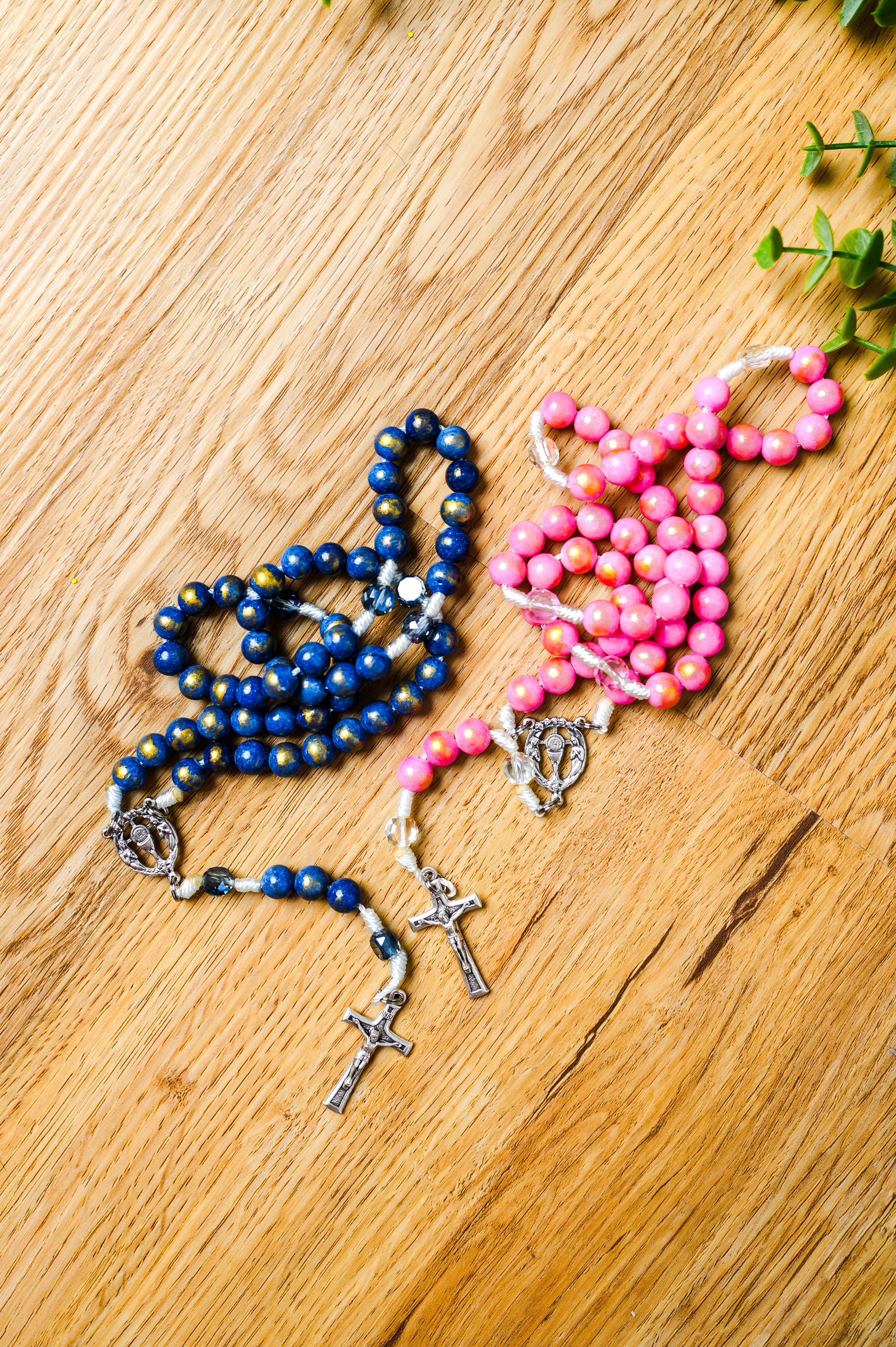 First Holy Communion Rosary Holder & Rosary Gift Set | Personalized Engraved Wood Box | Handmade Rosary